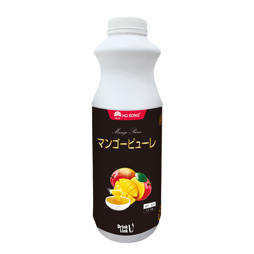 Drink Link フルーツ ピューレ 1.3kg 業務用 ドリンク スイーツ用 (マンゴー)