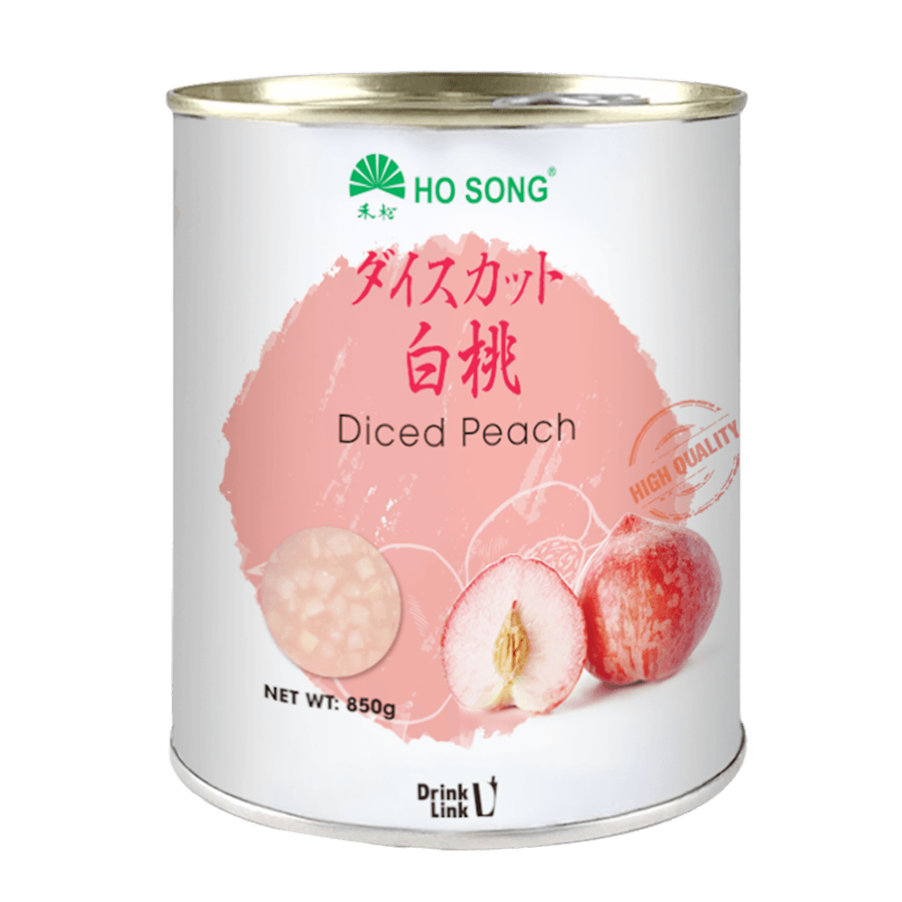 Drink Link ダイスカット 白桃 フルーツ 850g 缶詰 果肉缶 業務用