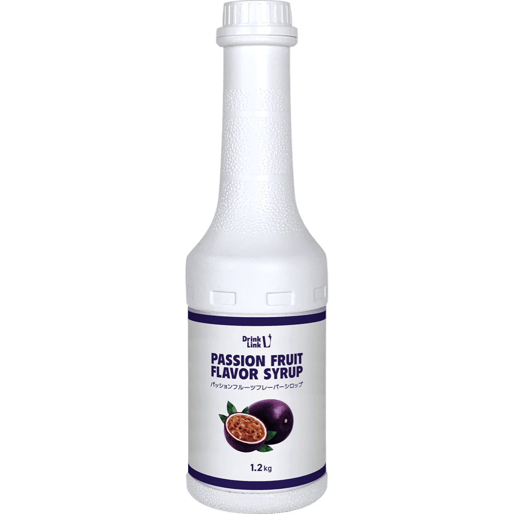 Drink Link パッションフルーツフレーバーシロップ 1.2kg 業務用